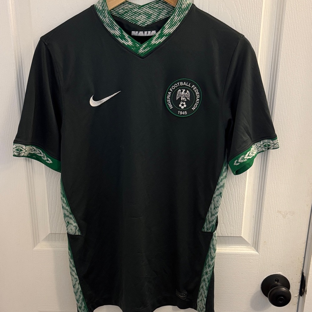 Nike Nigeria Dark Green Soccer Jersey by Nike